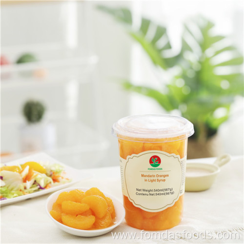 540ML Canned Mandarin Oranges in Sucralose